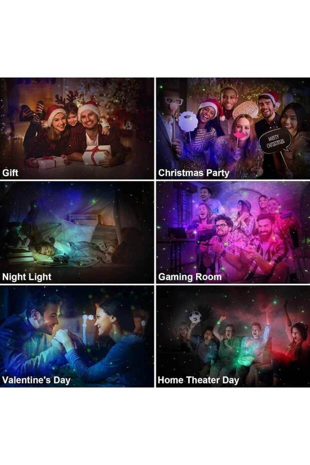 Starry Sky Projector with Speaker - 7