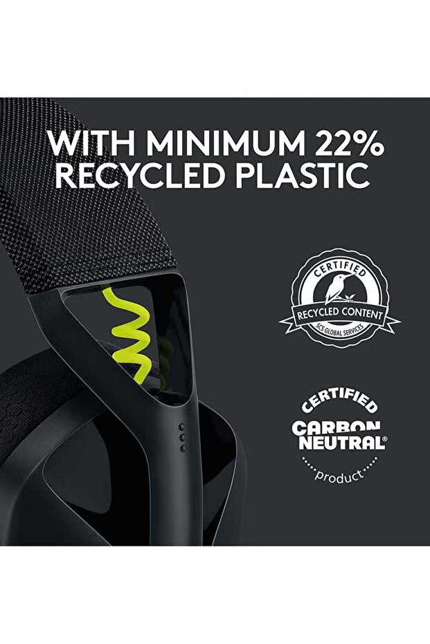 سماعة الألعاب اللاسلكية G435 لايت سبيد - أسود - 5