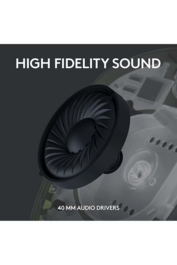 سماعة الألعاب اللاسلكية G435 لايت سبيد - أسود - 3