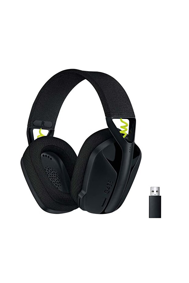 سماعة الألعاب اللاسلكية G435 لايت سبيد - أسود - 6