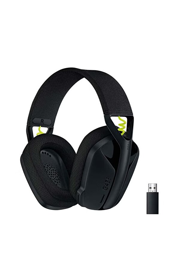 سماعة الألعاب اللاسلكية G435 لايت سبيد - أسود - 1