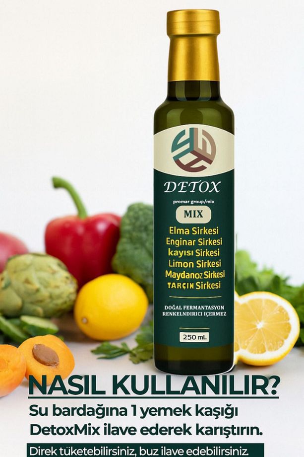 Promar MİX DETOX SİRKESİ 250 ML+ KİNOA TOHUMU DETOX SİRKESİ 250 ML ...
