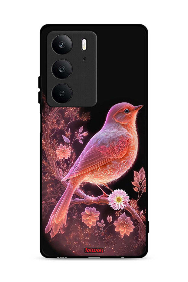 غطاء حماية لهاتف Realme C75 4G برسومات طيور لطيفة