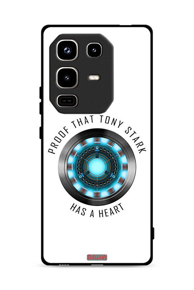 غطاء حماية لهاتف Infinix Note 50 Pro 4G دليل على أن توني ستارك لديه قلب