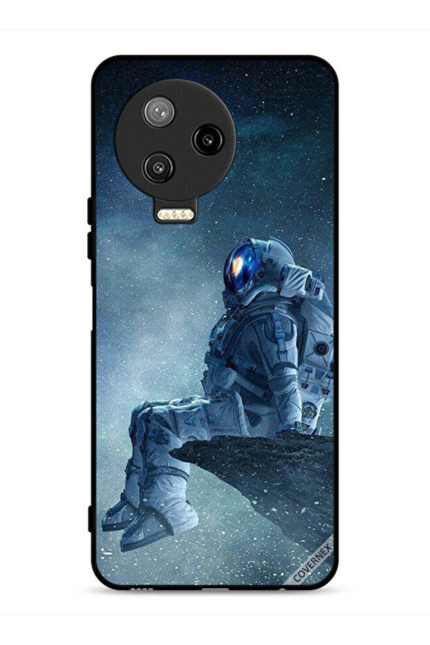 غطاء حماية لهاتف Infinix Note 12 Pro 4G بتصميم رائد فضاء متعب