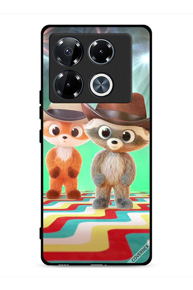 غطاء حماية لهاتف Infinix Note 40 Pro Plus 5G بتصميم أرانب