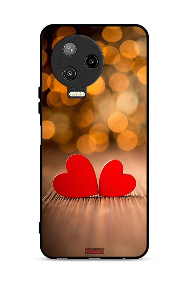 Infinix Note 12 Pro 4G Protective Case Cover Two Beautiful Hearts