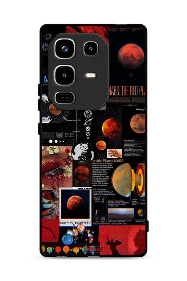 غطاء حماية لهاتف Infinix Note 50 Pro 4G بتصميم Mars Art