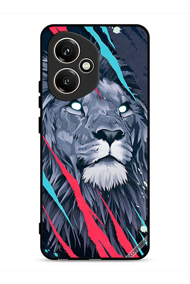 غطاء حماية لهاتف Honor 400 برسومات الأسد الملك