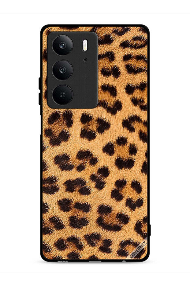 غطاء حماية لهاتف Realme C75 4G بنقشة جلد النمر - 1