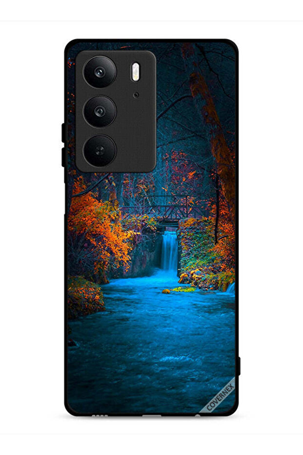 غطاء حماية لهاتف Realme C75 4G بتصميم شلال