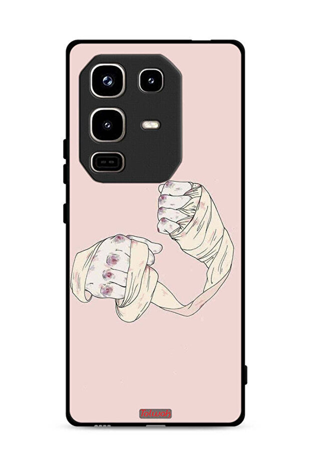 غطاء حماية لهاتف Infinix Note 50 Pro 4G بتصميم فن المقاتل