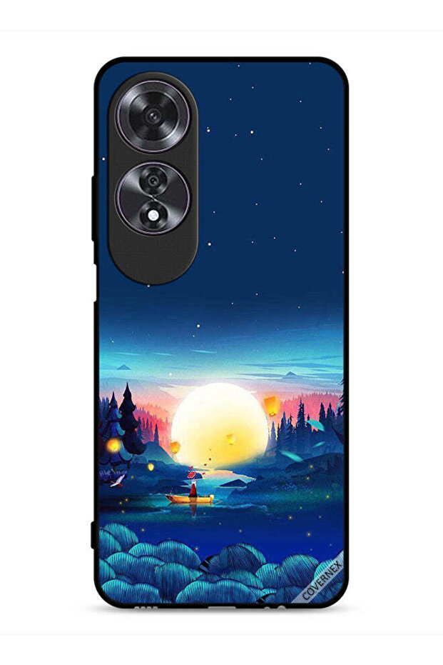 غطاء حماية Oppo A60 بمنظر غروب الشمس