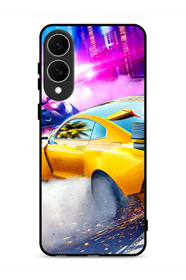 غطاء حماية لهاتف Samsung Galaxy S25 Edge بتصميم سيارة سباق