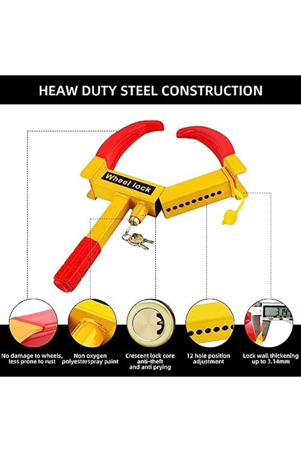 قفل عجلة السيارة DSPZGU - 8