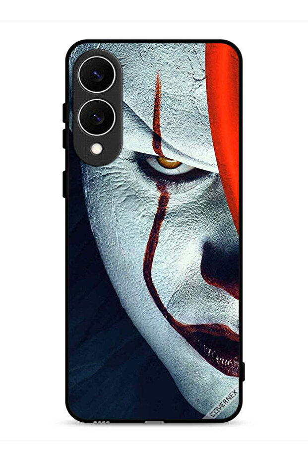 غطاء حماية لهاتف Samsung Galaxy S25 Edge بتصميم نصف وجه الجوكر