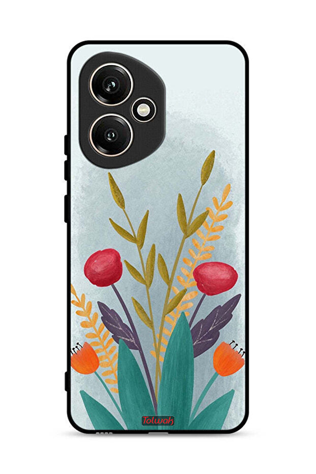 غطاء حماية لهاتف Honor 400 برسومات نباتية
