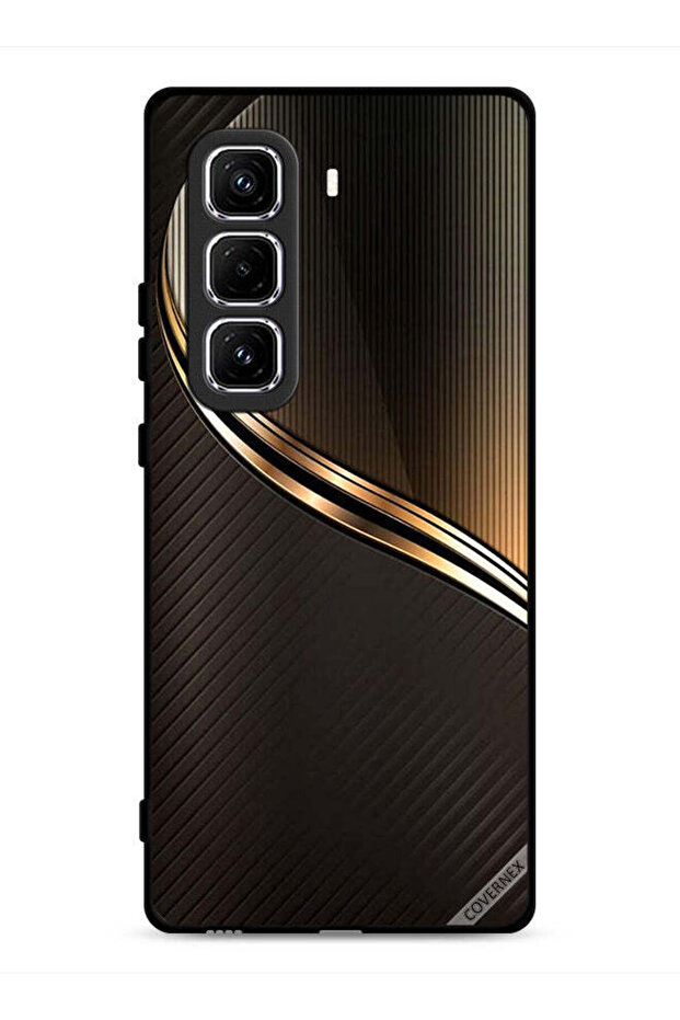غطاء حماية لهاتف Infinix Hot 50 Pro 4G بنمط فولاذي