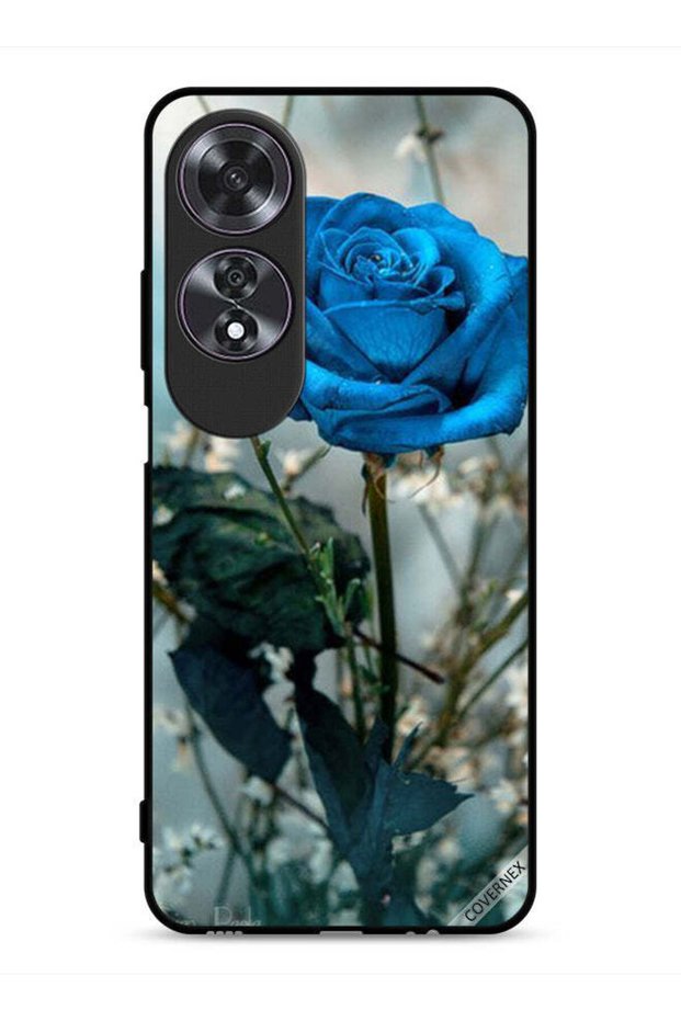 غطاء حماية لهاتف Oppo A60 - أزرق وردي