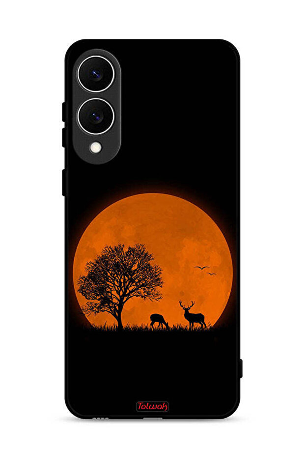 Samsung Galaxy S25 Edge Protective Case Cover Evening Moon Art