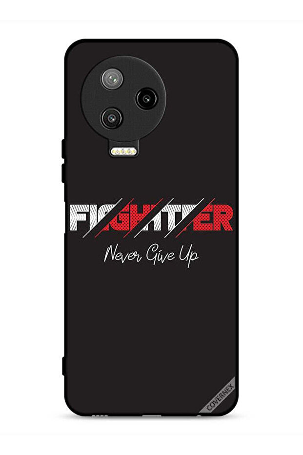 غطاء حماية لهاتف Infinix Note 12 Pro 4G - Fighter Never Give Up
