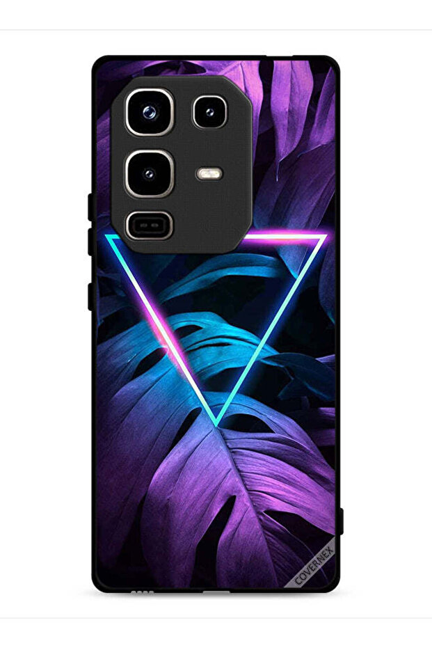 غطاء حماية لهاتف Infinix Note 50 Pro 4G بتصميم مثلث الإضاءة