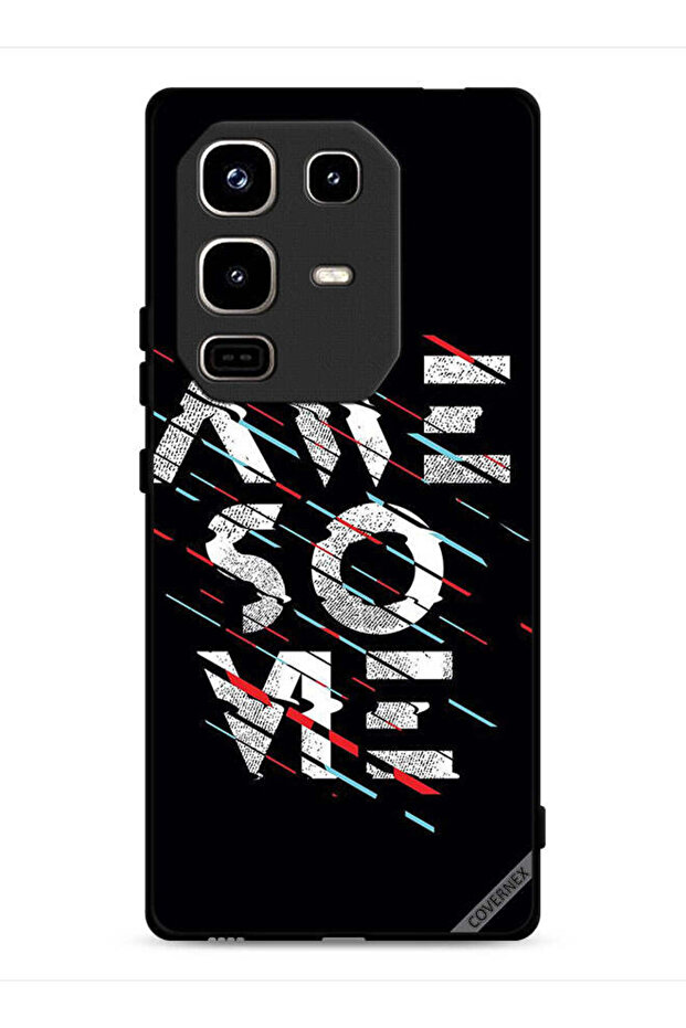 غطاء حماية لهاتف Infinix Note 50 Pro 4G بنقشة كلمة رائعة