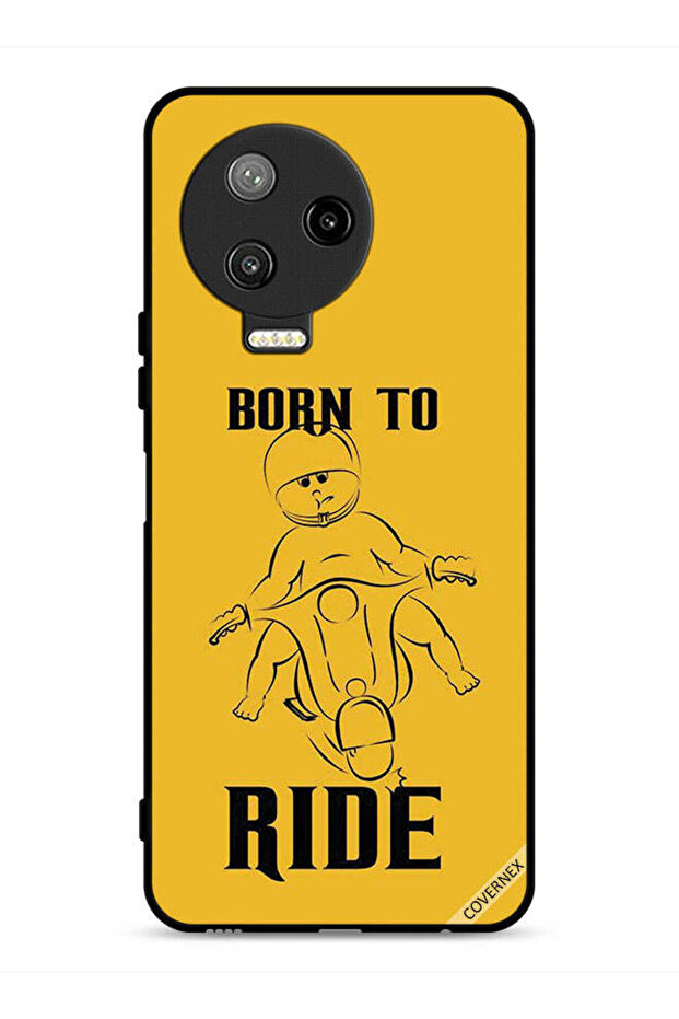 غطاء حماية لهاتف Infinix Note 12 Pro 4G، Born To Ride