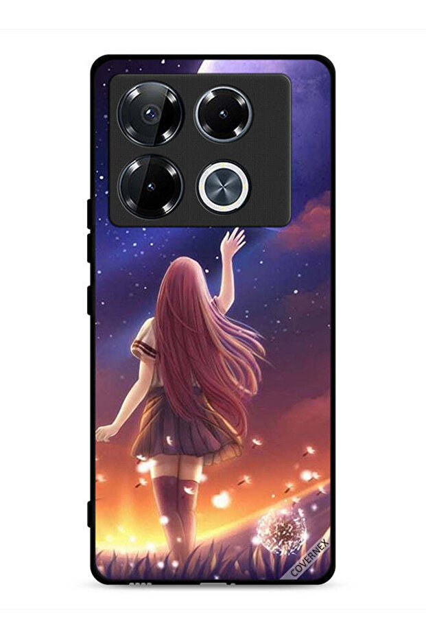 غطاء حماية لهاتف Infinix Note 40 Pro 5G بتصميم القمر المؤثر