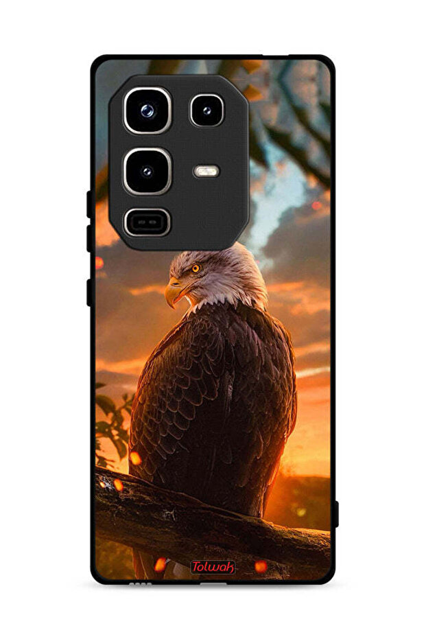 غطاء حماية لجهاز Infinix Note 50 Pro 4G بتصميم النسر