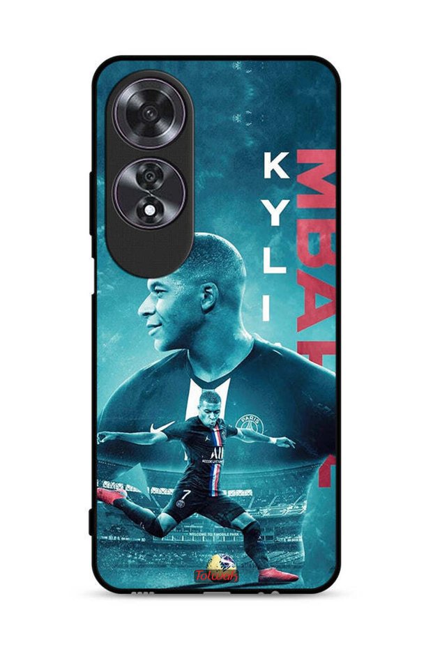 غطاء حماية Oppo A60 مع ملصق Mbappe