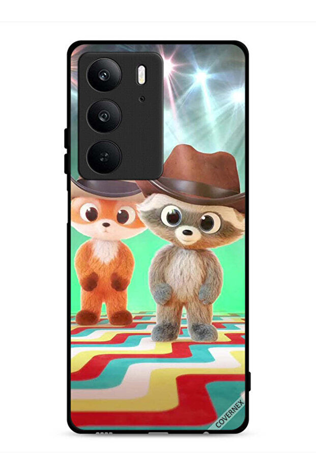 غطاء حماية لهاتف Realme C75 4G بنقشة الأرانب