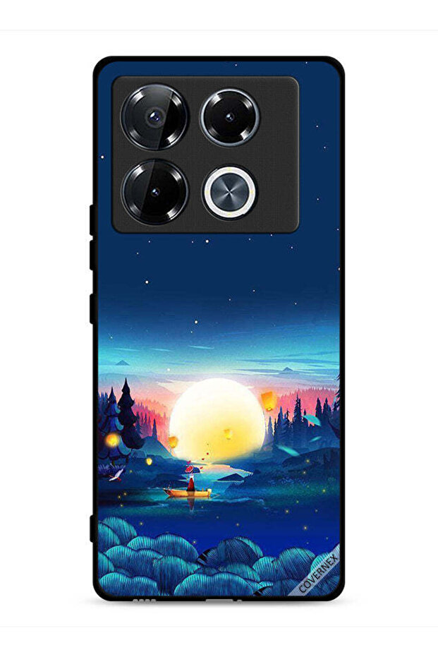 غطاء حماية لهاتف Infinix Note 40 Pro Plus 5G بمنظر غروب الشمس