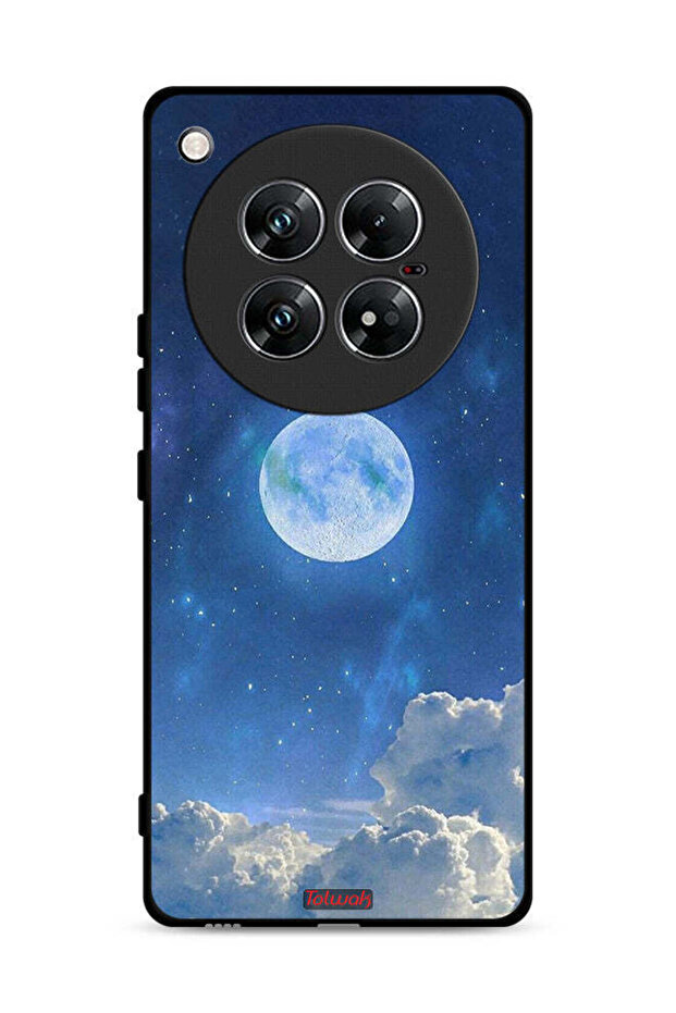 غطاء حماية لهاتف Infinix Zero 40 بتصميم غيوم القمر