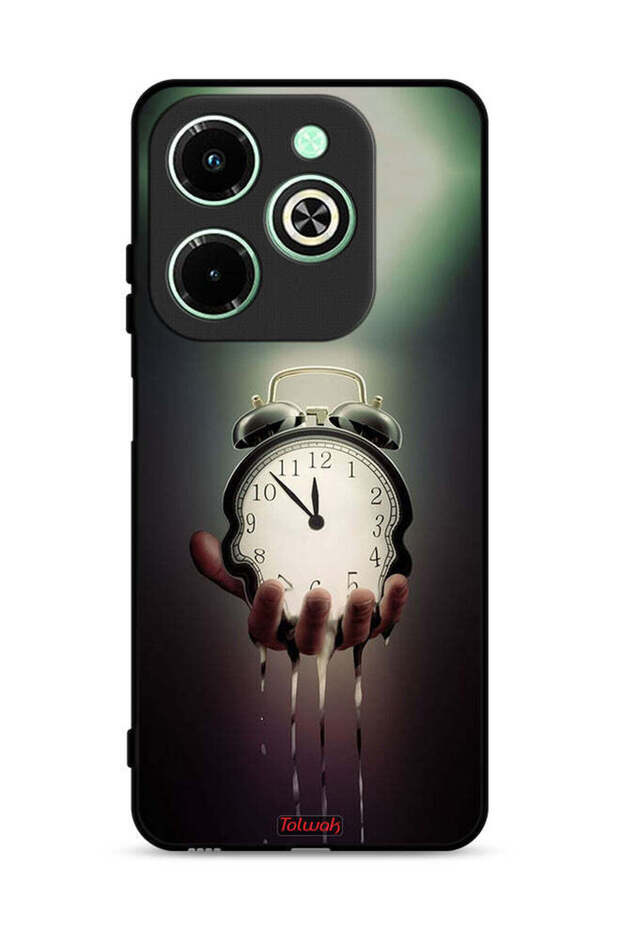 غطاء حماية على شكل ساعة لهاتف Infinix Hot 40i 4G