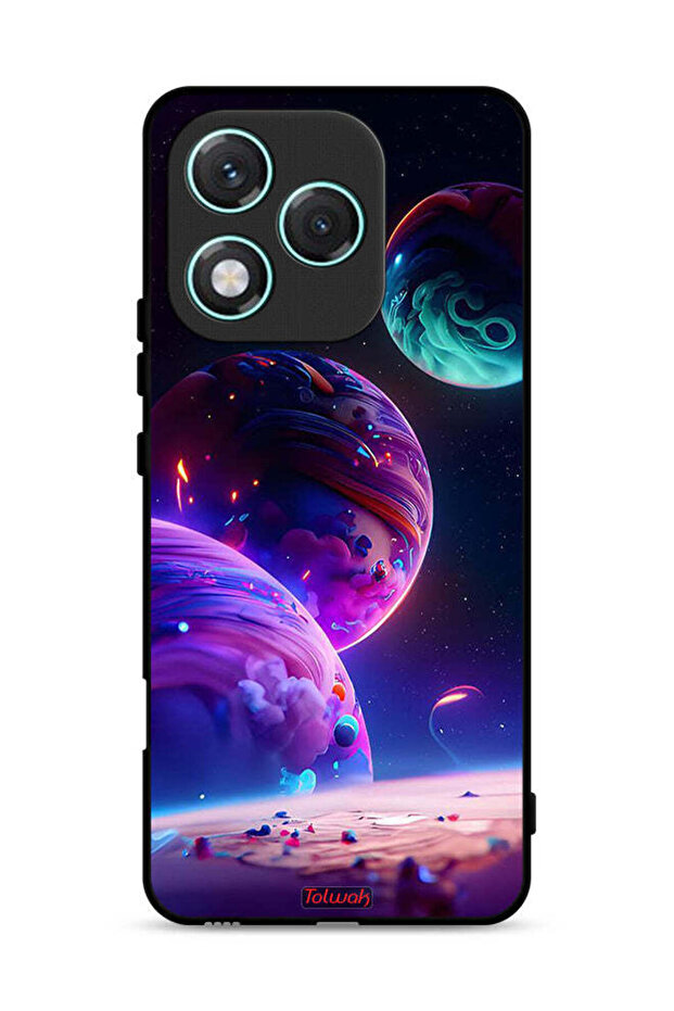 غطاء حماية لهاتف Honor 400 Lite بنقشة كوكبية - 1