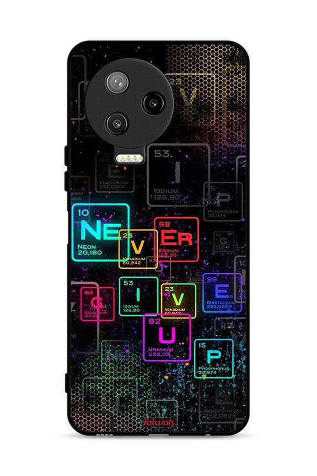 غطاء حماية لهاتف Infinix Note 12 Pro 4G، فن "لا تستسلم أبدًا"