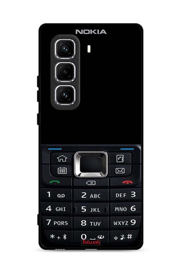 غطاء حماية لهاتف Infinix Hot 50 Pro 4G بنمط هاتف قديم