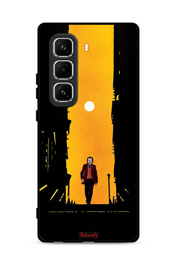 غطاء حماية لهاتف Infinix Hot 50 Pro 4G بتصميم جوكر، عمل فني رقمي تجريدي