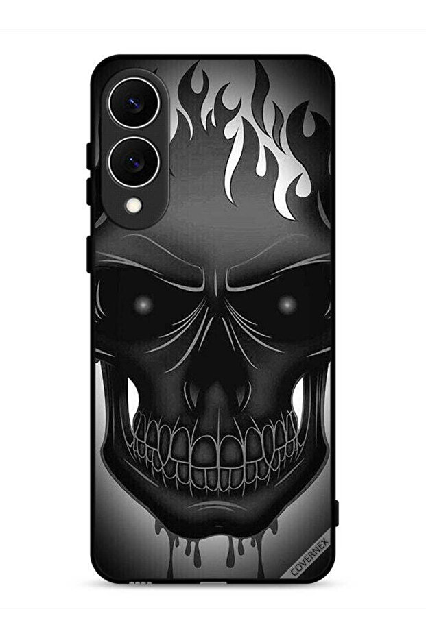 غطاء حماية لهاتف Samsung Galaxy S25 Edge بتصميم جمجمة