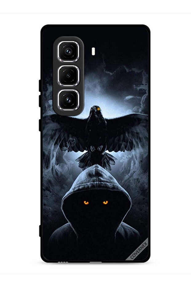 غطاء حماية لهاتف Infinix Hot 50 Pro 4G بتصميم النسر