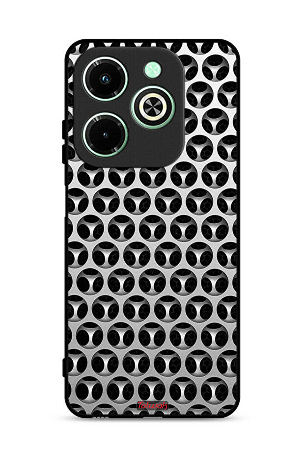 غطاء حماية لهاتف Infinix Hot 40i 4G بنقشة عقارب الساعة