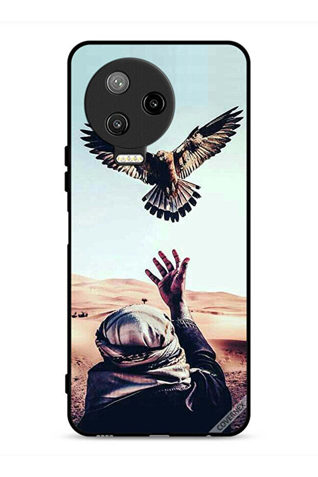 غطاء حماية لهاتف Infinix Note 12 Pro 4G بتصميم Eagle Landing