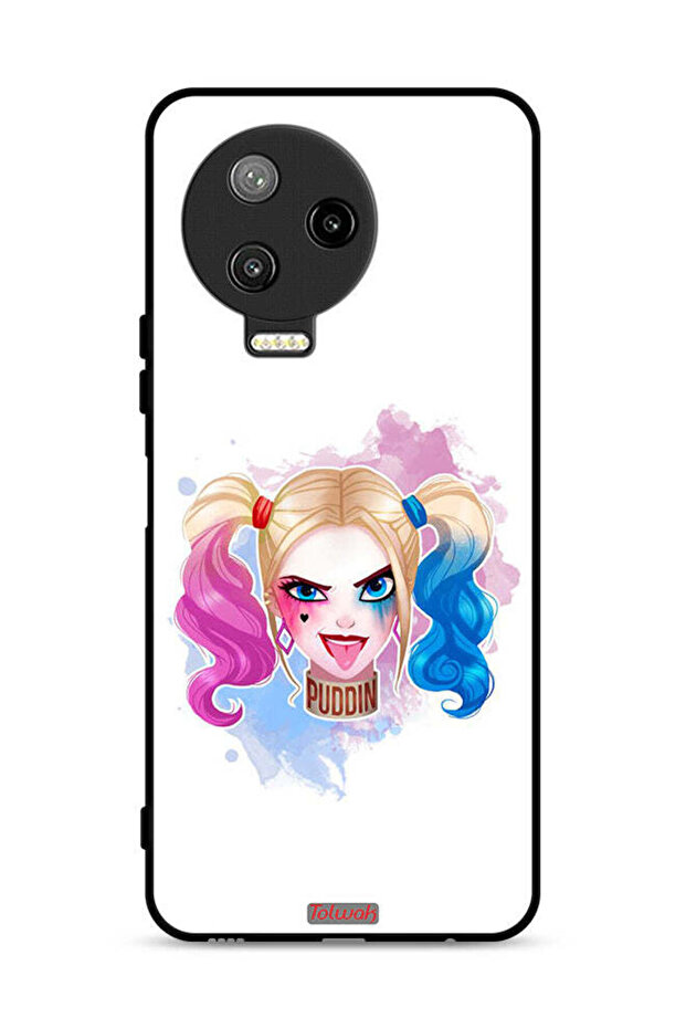 غطاء حماية لهاتف Infinix Note 12 Pro 4G برسومات هارلي كوين