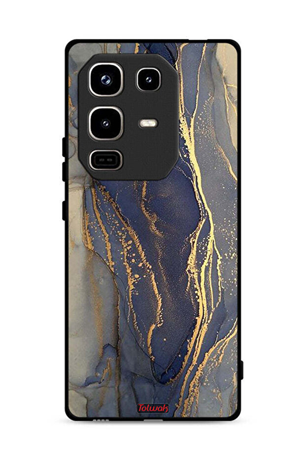 غطاء حماية لهاتف Infinix Note 50 Pro 4G بنقشة رخامية لامعة