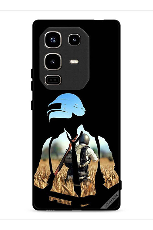 غطاء حماية لهاتف Infinix Note 50 Pro 4G بتصميم جندي في الحقول