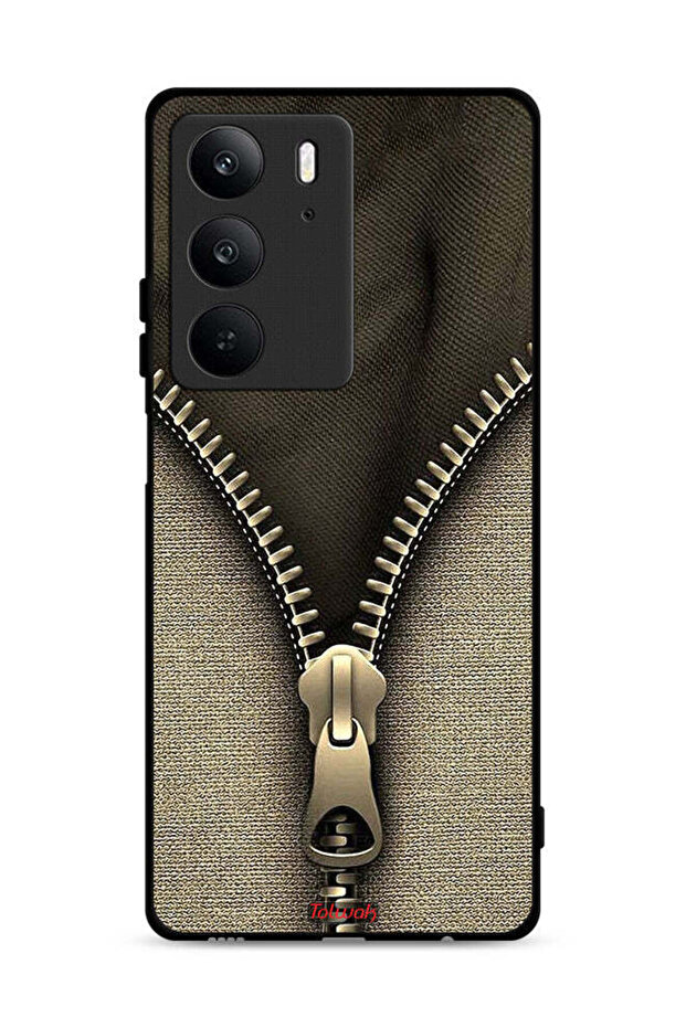 غطاء حماية بنمط سحاب لهاتف Realme C75 4G