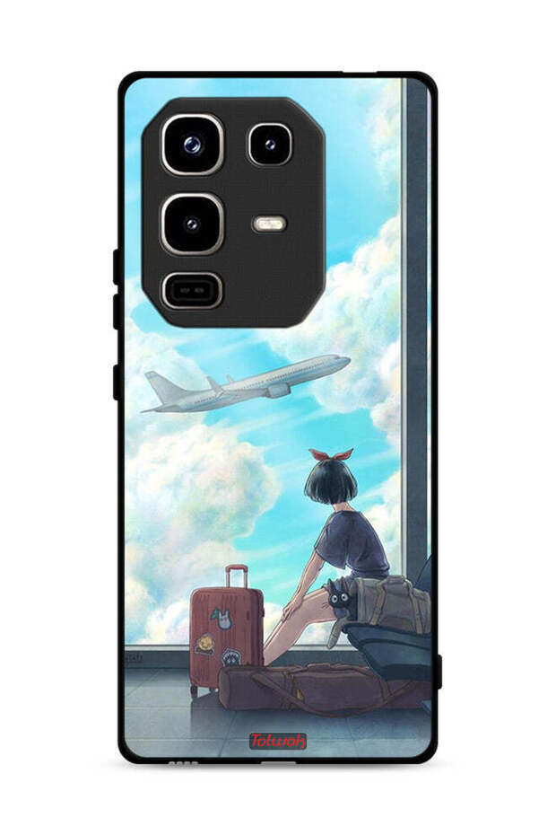 غطاء حماية لهاتف Infinix Note 50 Pro 4G بتصميم فن السفر
