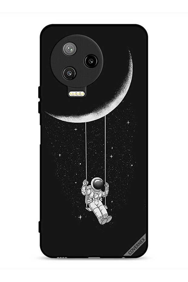 غطاء حماية لجهاز Infinix Note 12 Pro 4G بتصميم Moon Swing