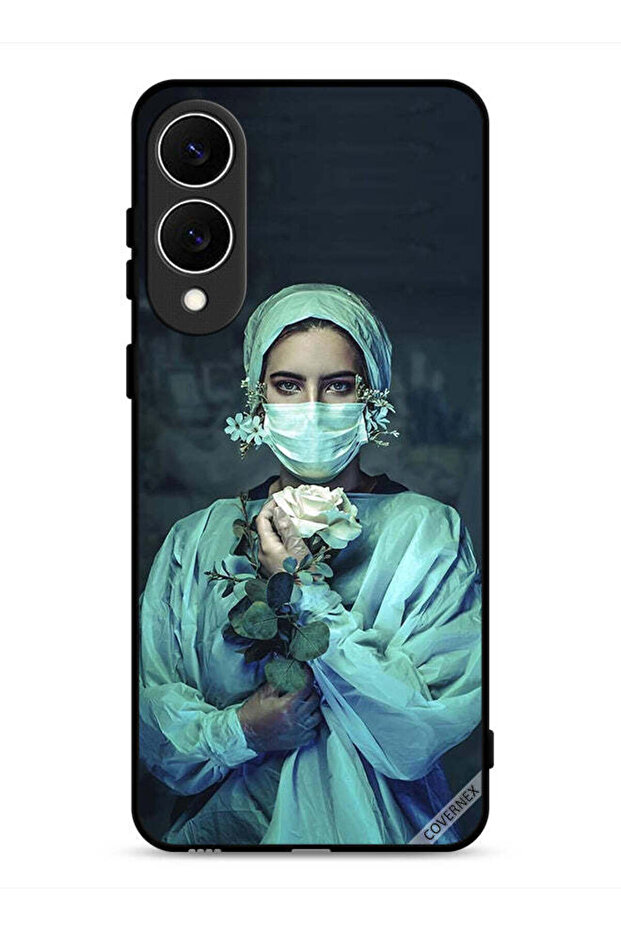 غطاء حماية لهاتف Samsung Galaxy S25 Edge بتصميم ممرضة فنية